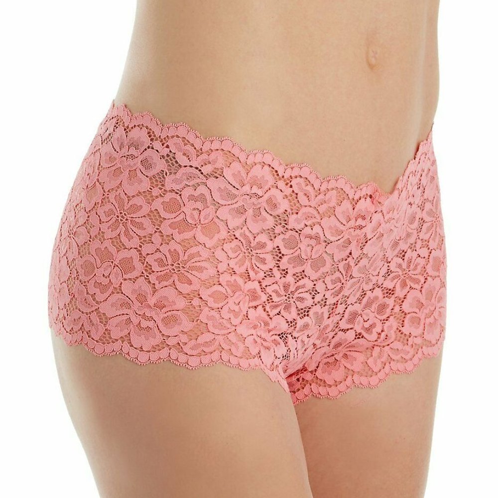 Maidenform NWT Guava Pink Lace Cheeky Boyshort DMCLBS S/5 L/7 XL/8